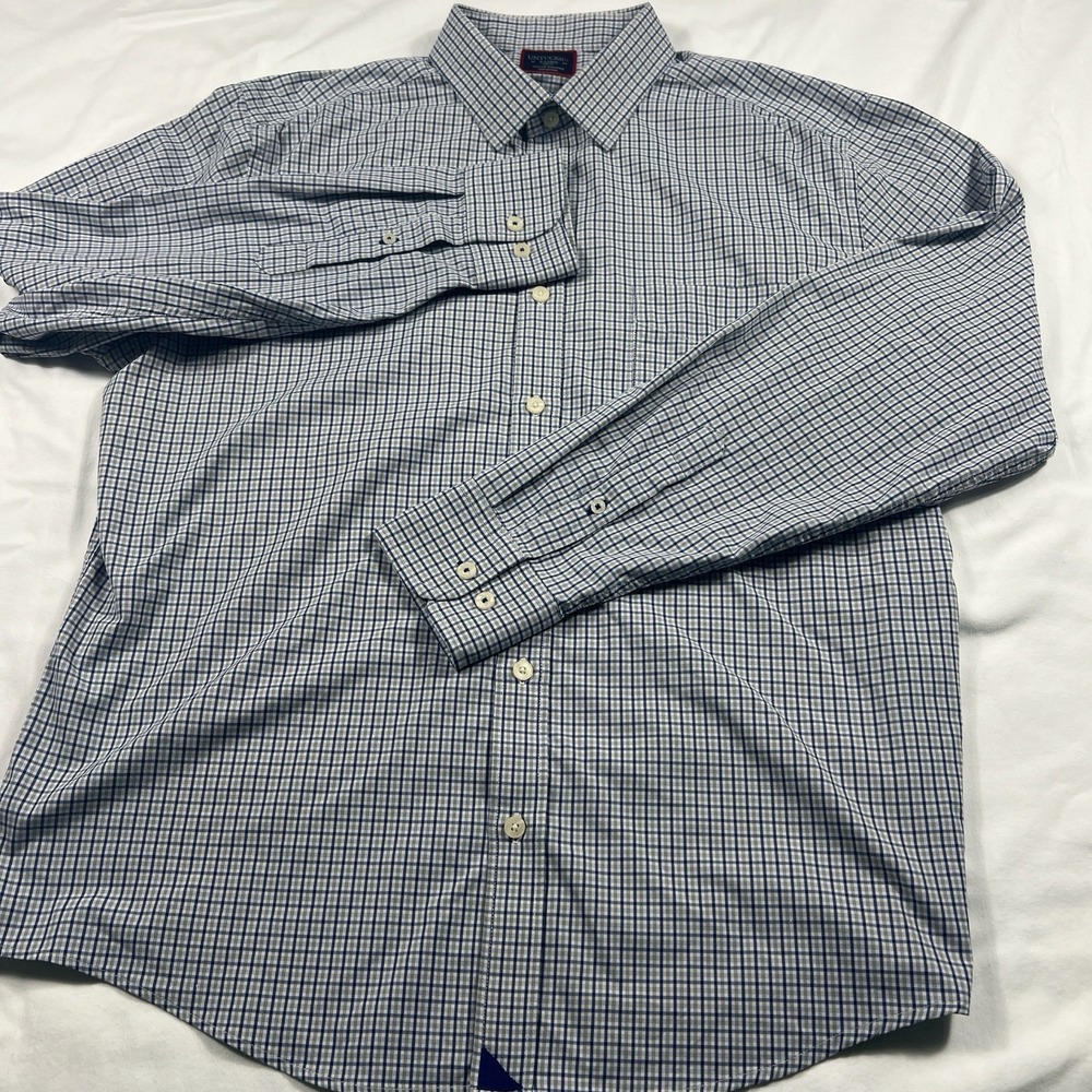 UNTUCKit Men's Long Sleeve Blue Extra Large Slim Fit - Picture 2 of 7